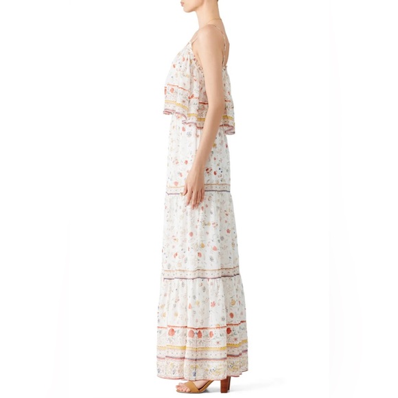 NWT Joie Vernita Silk Floral Maxi Dress XS - Picture 3 of 5